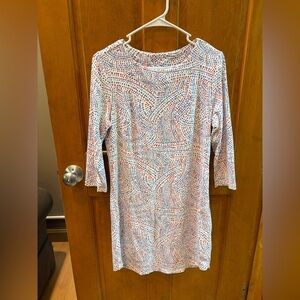 Mahi Gold Bimini Dress Coastal Poppy Size Small